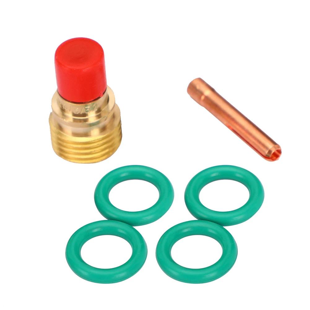 7pcs Welding Torch Accessories WP-9/20/25 #12 13Nxx Collet 2.4mm 30*15*20mm 45Vxx Collet Body Gas Lens O-rings
7pcs Welding Torch Accessories WP-9/20/25 #12 13Nxx Collet 2.4mm 30*15*20mm 45Vxx Collet Body Gas Lens O-rings
