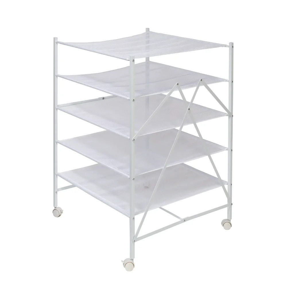 

5-Tier Flat Drying Rack,25.98 X 25.98 X 37.80 Inches