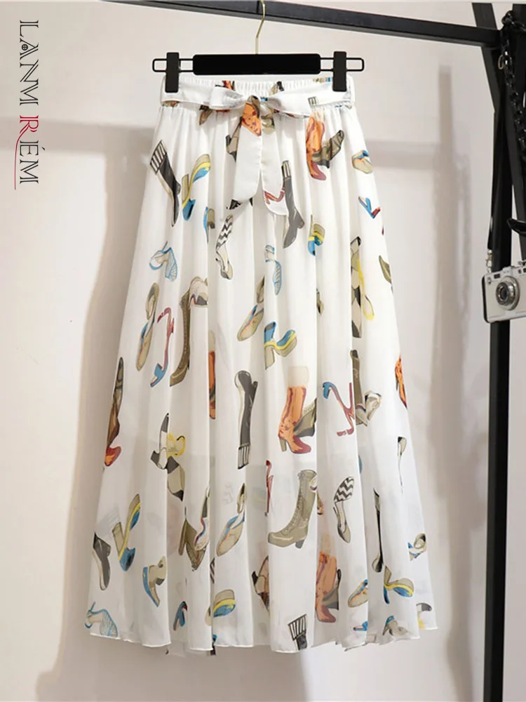LANMREM Floral Print Bohemia Chiffon Skirt Mid-length High Waist Loose Beach Belt Skirts Femme Fashion 2022 Summer 2R2310
LANMREM Floral Print Bohemia Chiffon Skirt Mid-length High Waist Loose Beach Belt Skirts Femme Fashion 2022 Summer 2R2310