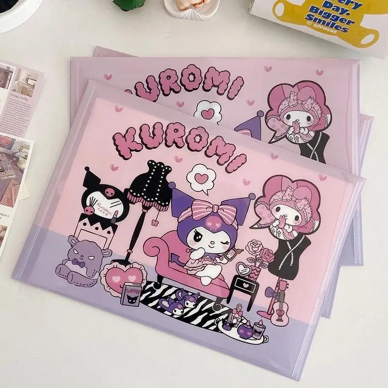3Pcs/Set A4 Folder Kawaii Sanrio Kuromi MyMelody Cartoon Waterproof Portable Test Paper Information Storage Bag Office Supplies
3Pcs/Set A4 Folder Kawaii Sanrio Kuromi MyMelody Cartoon Waterproof Portable Test Paper Information Storage Bag Office Supplies