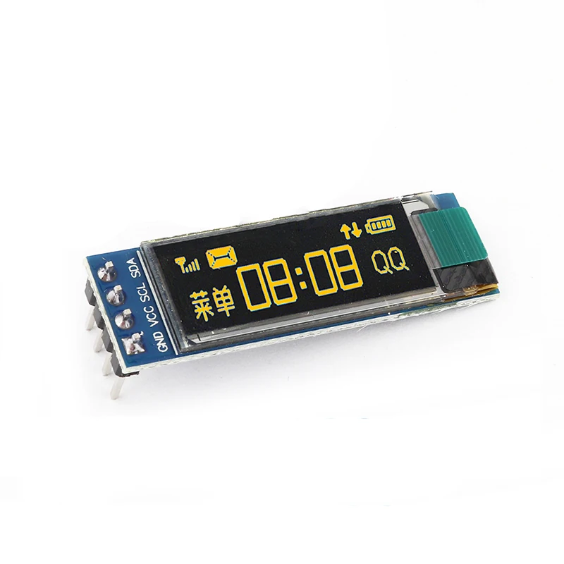OLED модуль 0,91 дюйма Stlxy синий/белый 128x32 
OLED модуль 0,91 дюйма Stlxy синий/белый 128x32