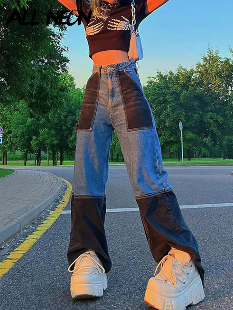 Джинсы ALLNeon Длинные Мешковатые в стиле пэчворк, уличная одежда в стиле 90-х, с завышенной талией, с индейской строчкой, на молнии, винтажные шт...
Джинсы ALLNeon Длинные Мешковатые в стиле пэчворк, уличная одежда в стиле 90-х, с завышенной талией, с индейской строчкой, на молнии, винтажные шт...