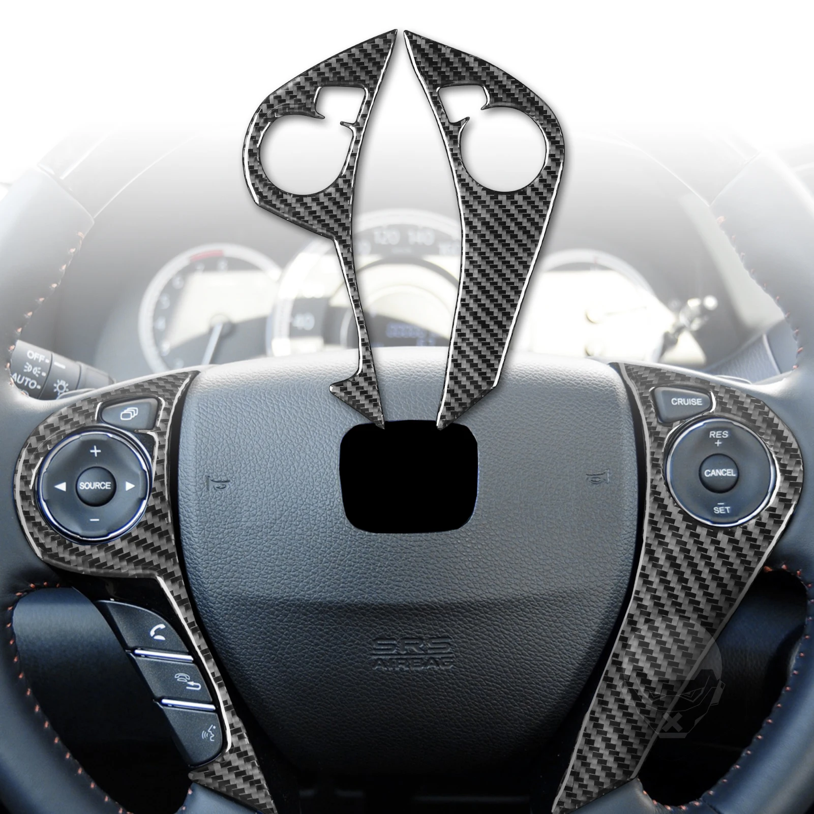 for Honda Accord 2014 2015 2016 2017 Steering Wheel Decoration Cover Trim Sticker Decal Car Interior Accessories Carbon Fiber
for Honda Accord 2014 2015 2016 2017 Steering Wheel Decoration Cover Trim Sticker Decal Car Interior Accessories Carbon Fiber
