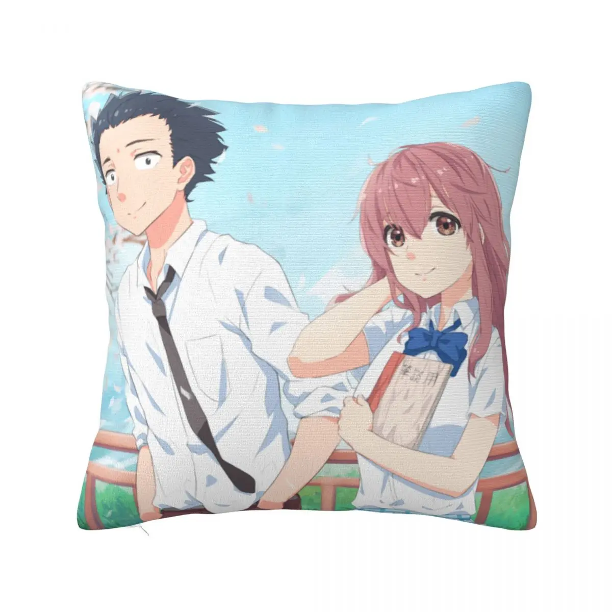 A Silent Voice Anime Movie Pillowcase Printed Polyester Cushion Cover Decoration Cartoon Throw Pillow Case Cover Home 40X40cm 
A Silent Voice Anime Movie Pillowcase Printed Polyester Cushion Cover Decoration Cartoon Throw Pillow Case Cover Home 40X40cm