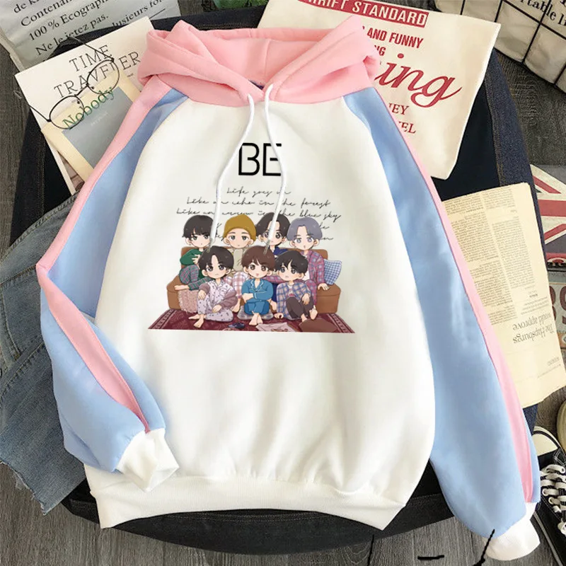 Толстовка Оверсайз, уличная одежда, толстовки Bangtan Boys BE с принтом альбома life Go on, пуловер 2021 года в стиле K-POP, Харадзюку, зимние женские
Толстовка Оверсайз, уличная одежда, толстовки Bangtan Boys BE с принтом альбома life Go on, пуловер 2021 года в стиле K-POP, Харадзюку, зимние женские