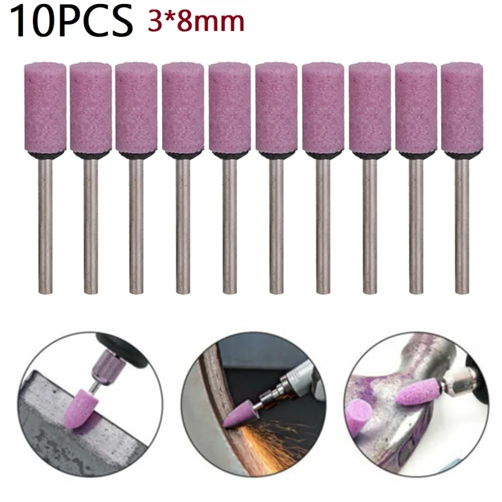 Abrasive Mounted Stone 10pcs 3*8mm Blue Corundum DIY Flat Head Cylindrical Grinding Stone Orange Tools Durable
Abrasive Mounted Stone 10pcs 3*8mm Blue Corundum DIY Flat Head Cylindrical Grinding Stone Orange Tools Durable