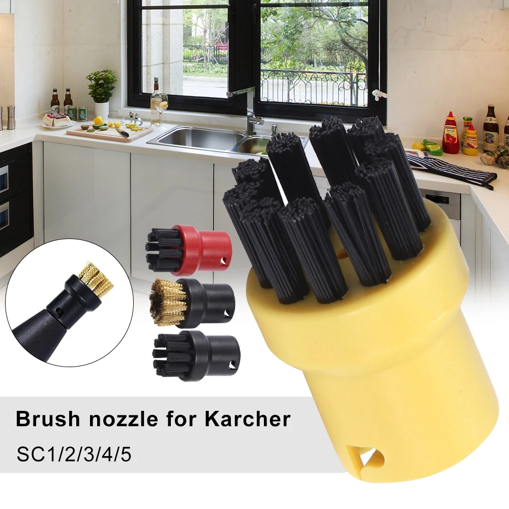 2pcs/set Steam Cleaning Brushes For Karcher SC1 SC2 SC3 SC4 SC5 SC7 CTK10 Cleaner Accessories Small Round Brush Head Replacement
2pcs/set Steam Cleaning Brushes For Karcher SC1 SC2 SC3 SC4 SC5 SC7 CTK10 Cleaner Accessories Small Round Brush Head Replacement