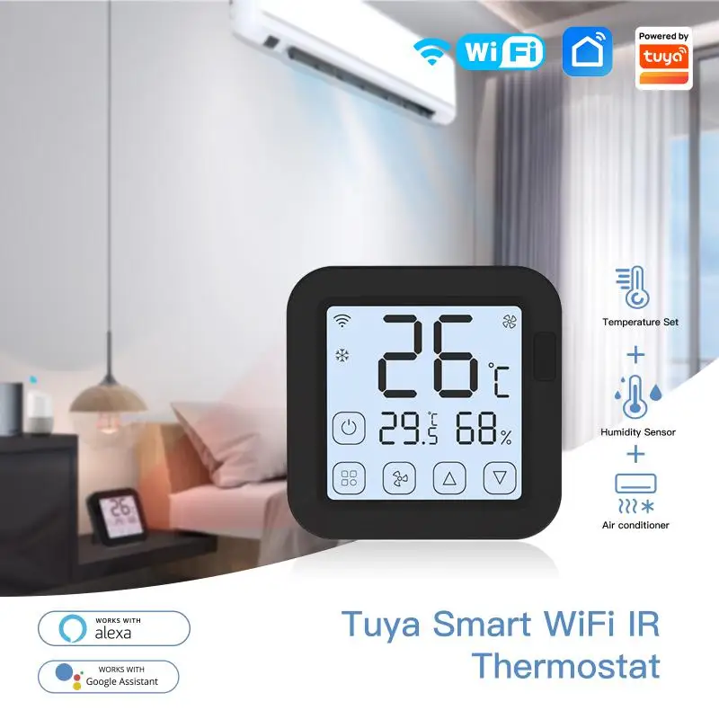 Tuya Temperature And Humidity Sensor Timing Wireless T And H Remote Controller Diy Smart Home Wifi Ir Thermostat
Tuya Temperature And Humidity Sensor Timing Wireless T And H Remote Controller Diy Smart Home Wifi Ir Thermostat