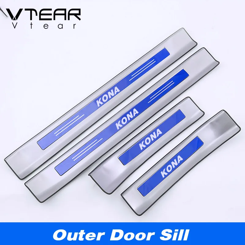 Для Hyundai Kona Kauai Encino 2018-2023 защита порога автомобиля из нержавеющей стали, бампер, крышка педали, накладка, автомобильные аксессуары, продукт
Для Hyundai Kona Kauai Encino 2018-2023 защита порога автомобиля из нержавеющей стали, бампер, крышка педали, накладка, автомобильные аксессуары, продукт