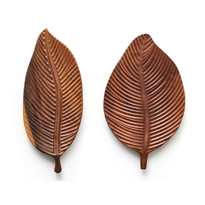 Q9QF Wooden Leaf Shape Refreshment Tray Fruit Tray Dessert Snack Plate Japanese Style Bread Wooden Plate Decorative Tableware
Q9QF Wooden Leaf Shape Refreshment Tray Fruit Tray Dessert Snack Plate Japanese Style Bread Wooden Plate Decorative Tableware