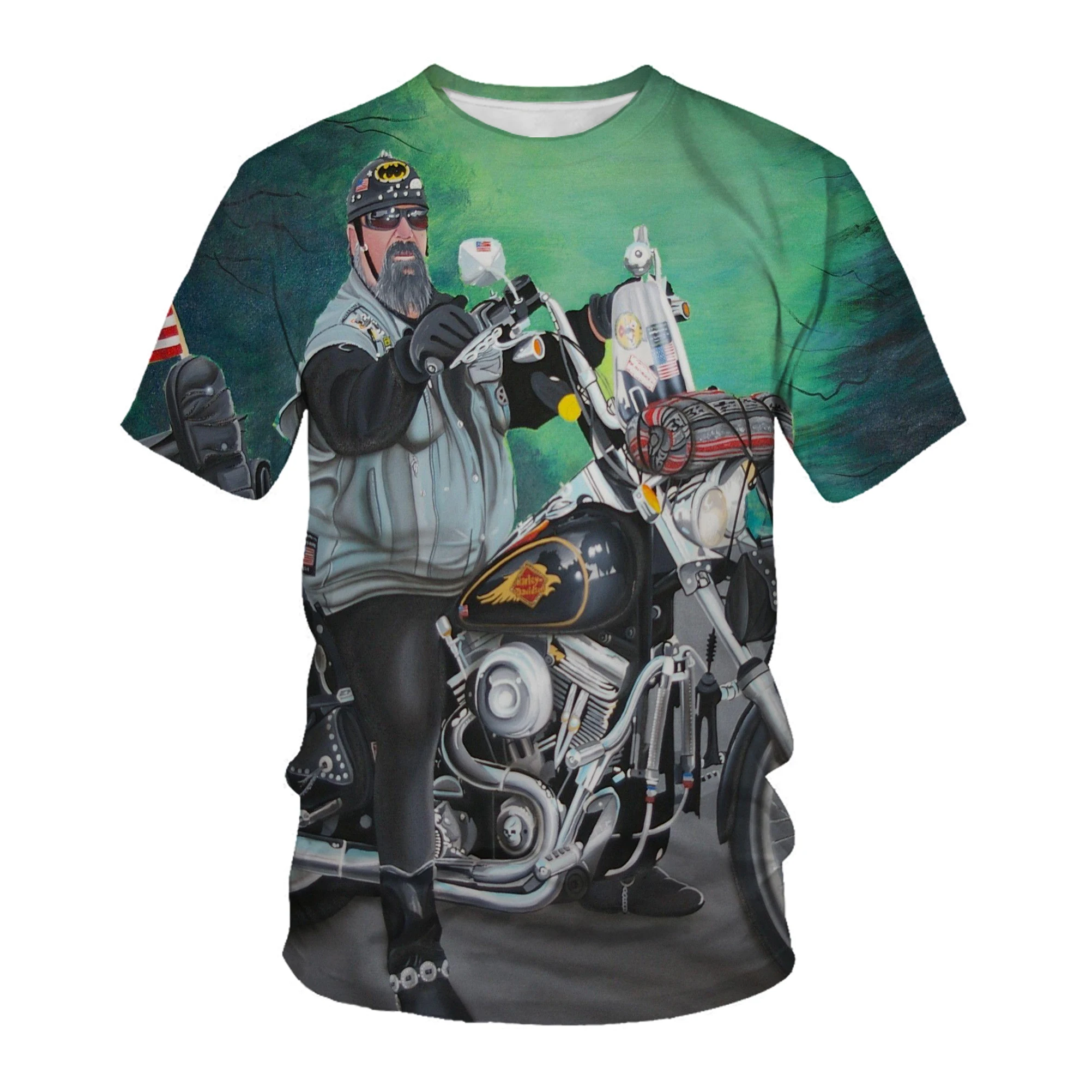 Spring and summer hot selling men's T-shirt 3D printing custom cartoon painting popular casual fashion trend street style
Spring and summer hot selling men's T-shirt 3D printing custom cartoon painting popular casual fashion trend street style