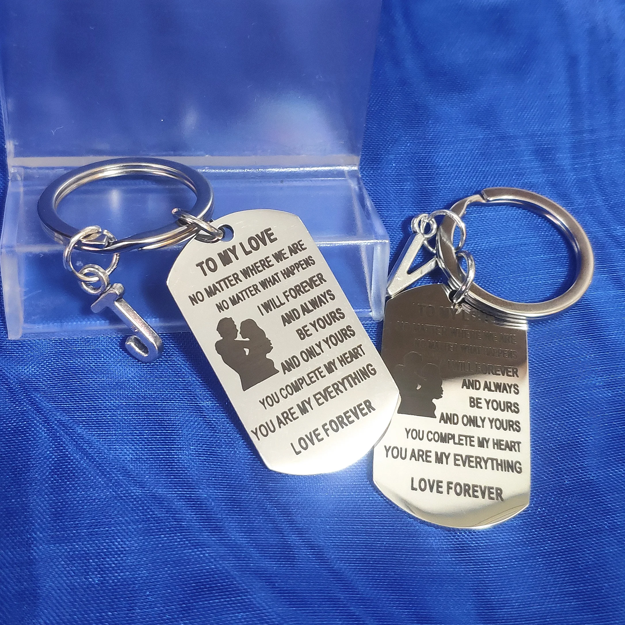 Couple Gift Stainless Steel Keyring 26 Letters Lanyard for Keys Metal Pendant Warm Phrase Ornaments TO MY LOVE FOREVER Mirror
Couple Gift Stainless Steel Keyring 26 Letters Lanyard for Keys Metal Pendant Warm Phrase Ornaments TO MY LOVE FOREVER Mirror
