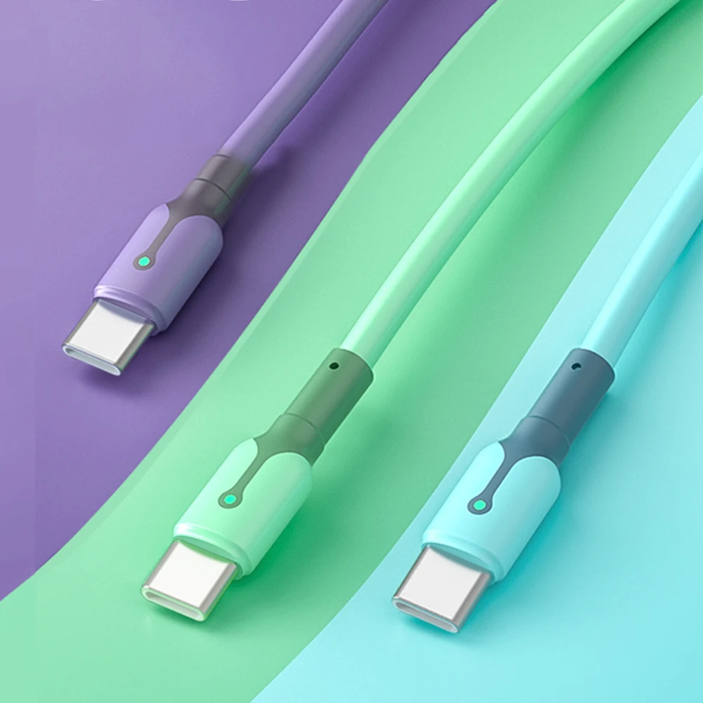 5A Fast Charger Lead For Samsung Huawei Xiao Mi Type C USB C Data Cable 1M Silica Gel Single Charge Line With Breathing Lamp
5A Fast Charger Lead For Samsung Huawei Xiao Mi Type C USB C Data Cable 1M Silica Gel Single Charge Line With Breathing Lamp