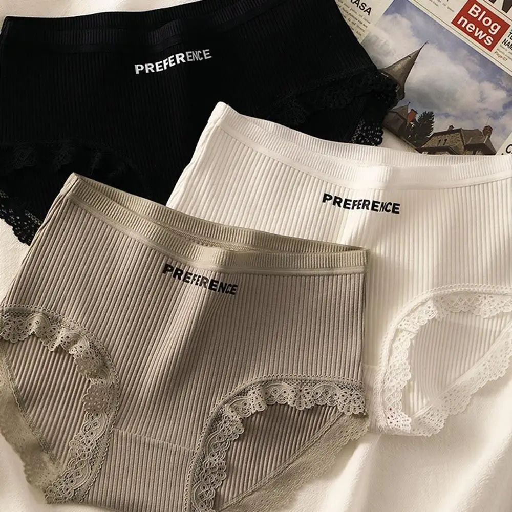 Seamless Cotton Underwear Sexy Mid-Rise Lace Ruffle Briefs Women Solid Color Breathable Intimates Female Lingerie
Seamless Cotton Underwear Sexy Mid-Rise Lace Ruffle Briefs Women Solid Color Breathable Intimates Female Lingerie