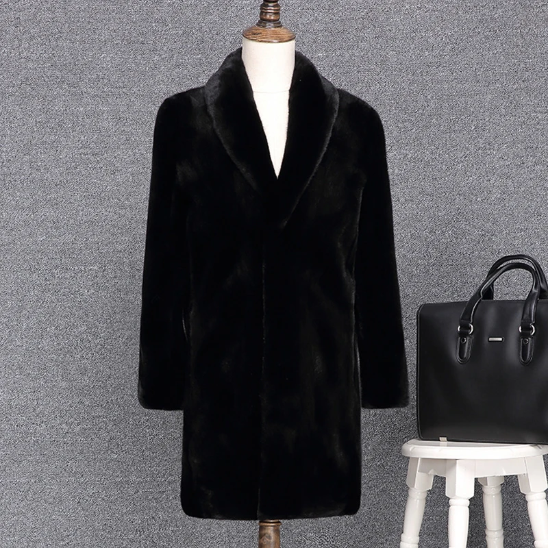 2022 Winter Trendy Elegant Men's Fur Long Coat Stylish Luxury High Quality Thicken Thermal Male Mink Jackets Social
2022 Winter Trendy Elegant Men's Fur Long Coat Stylish Luxury High Quality Thicken Thermal Male Mink Jackets Social