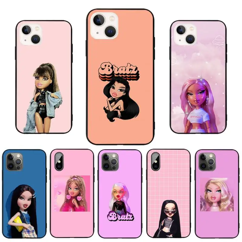 Bratz Phone Case Black Tpu For Iphone XR Xs 11 12 13 Mini Pro Max 6 7 8 Plus X 6s SE 2020 Cover
Bratz Phone Case Black Tpu For Iphone XR Xs 11 12 13 Mini Pro Max 6 7 8 Plus X 6s SE 2020 Cover