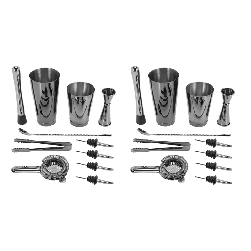 2X Cocktail Shaker Bar Set Stainless Steel Bartender Kit Mixer Drink Bartender Tools Kit Bars Set Tool Home Mixer Wine
2X Cocktail Shaker Bar Set Stainless Steel Bartender Kit Mixer Drink Bartender Tools Kit Bars Set Tool Home Mixer Wine