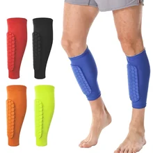 1pcs Soccer Football Shin Guard Pads Honeycomb Running Leg Calf Protective Gear Shield Sleeves Outdoor Sports Leg Support