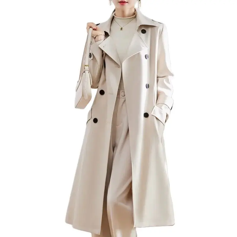 High-end Western-style Windbreaker Coat Female Long Hepburn Wind 2023 Spring And Autumn New Fashion Temperament Thin Coat Tide
High-end Western-style Windbreaker Coat Female Long Hepburn Wind 2023 Spring And Autumn New Fashion Temperament Thin Coat Tide