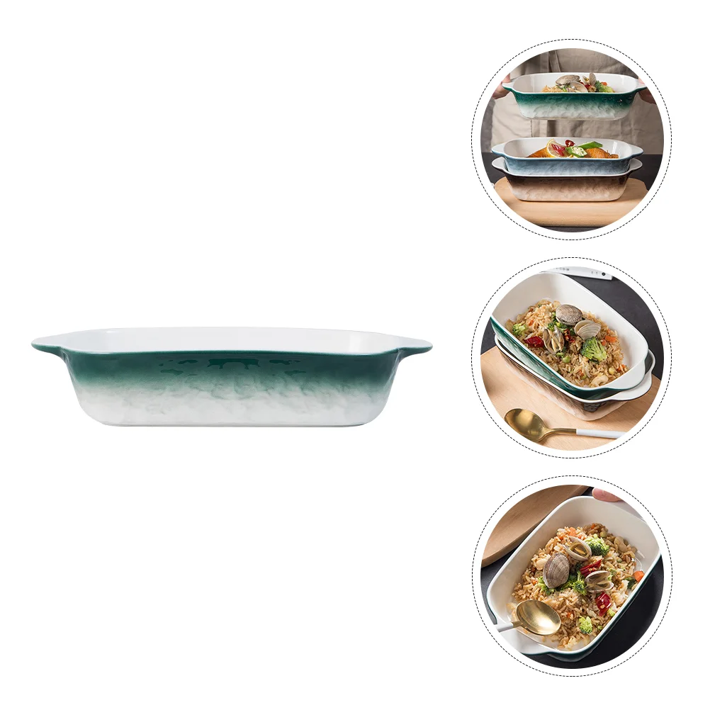 Ceramic Baking Dish Pan Oven Rectangularbakeware Casserole Trays Pans Tray Cake Loaf Lasagna Roasting Plates Bowl Appetizer Tin
Ceramic Baking Dish Pan Oven Rectangularbakeware Casserole Trays Pans Tray Cake Loaf Lasagna Roasting Plates Bowl Appetizer Tin