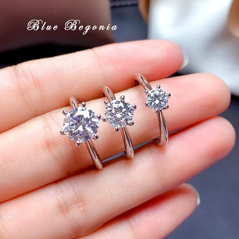 100% Moissanite Ring 0.5CT 1CT 2CT 925 Sterling Silver Jewelry for Women Wedding Anniversary Girl Friend Gift Lab Diamond
100% Moissanite Ring 0.5CT 1CT 2CT 925 Sterling Silver Jewelry for Women Wedding Anniversary Girl Friend Gift Lab Diamond