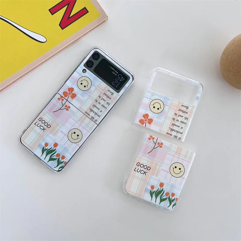 Cartoon Smiling Face Flower Phone Case for Samsung Galaxy Z Flip 3 5G Hard PC Back Cover for ZFlip3 Case Protective Shell
Cartoon Smiling Face Flower Phone Case for Samsung Galaxy Z Flip 3 5G Hard PC Back Cover for ZFlip3 Case Protective Shell