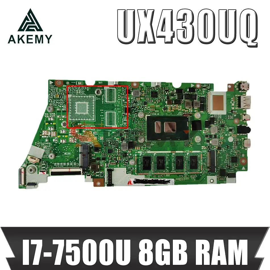 Материнская плата AKemy UX430UQ для ноутбуков ASUS UX430UV UX430UN UX430UQ UX430UQK Laotop, системная плата I7-7500U 8 ГБ ОЗУ, протестированная полная 100%
Материнская плата AKemy UX430UQ для ноутбуков ASUS UX430UV UX430UN UX430UQ UX430UQK Laotop, системная плата I7-7500U 8 ГБ ОЗУ, протестированная полная 100%