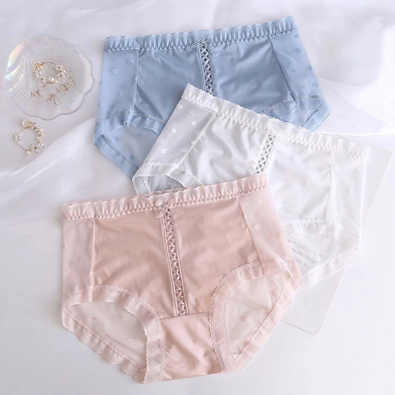 New Women's Underwear Sexy Ice Silk Panties Fashion Solid Color Comfort Briefs High Waist Seamless Underpants Female Lingerie
New Women's Underwear Sexy Ice Silk Panties Fashion Solid Color Comfort Briefs High Waist Seamless Underpants Female Lingerie