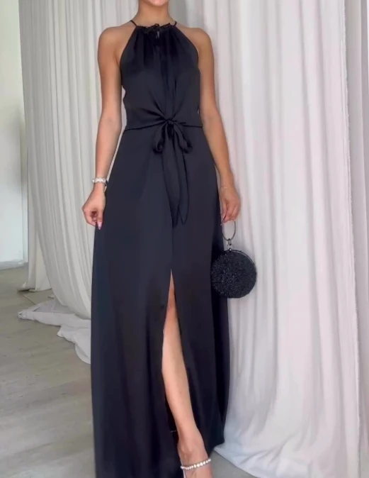 Elegant and Pretty Women's Dresses 23 New Sexy Fashion Solid Color Pure Desire Lace Up Pleated Split Dress Temperament Commuting
Elegant and Pretty Women's Dresses 23 New Sexy Fashion Solid Color Pure Desire Lace Up Pleated Split Dress Temperament Commuting