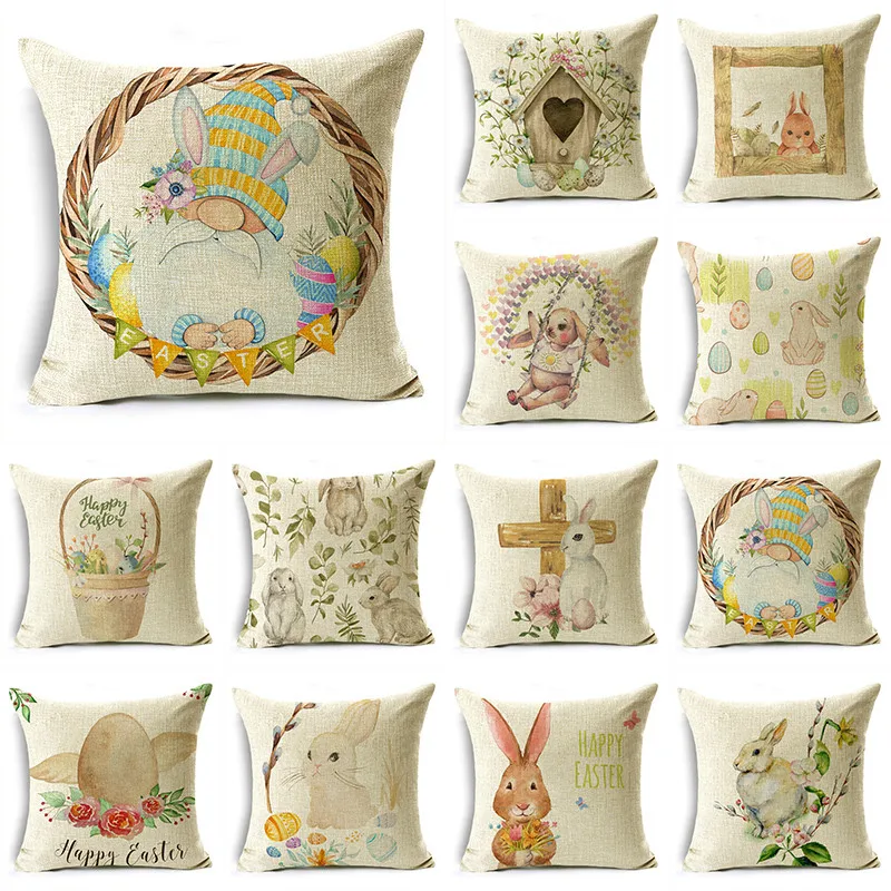 Easter Series Easter Egg Bunny Pattern Square Cushion Cover Pillowcase for Sofa Couch Bedroom Home Decor 40cm 45cm and 50cm
Easter Series Easter Egg Bunny Pattern Square Cushion Cover Pillowcase for Sofa Couch Bedroom Home Decor 40cm 45cm and 50cm