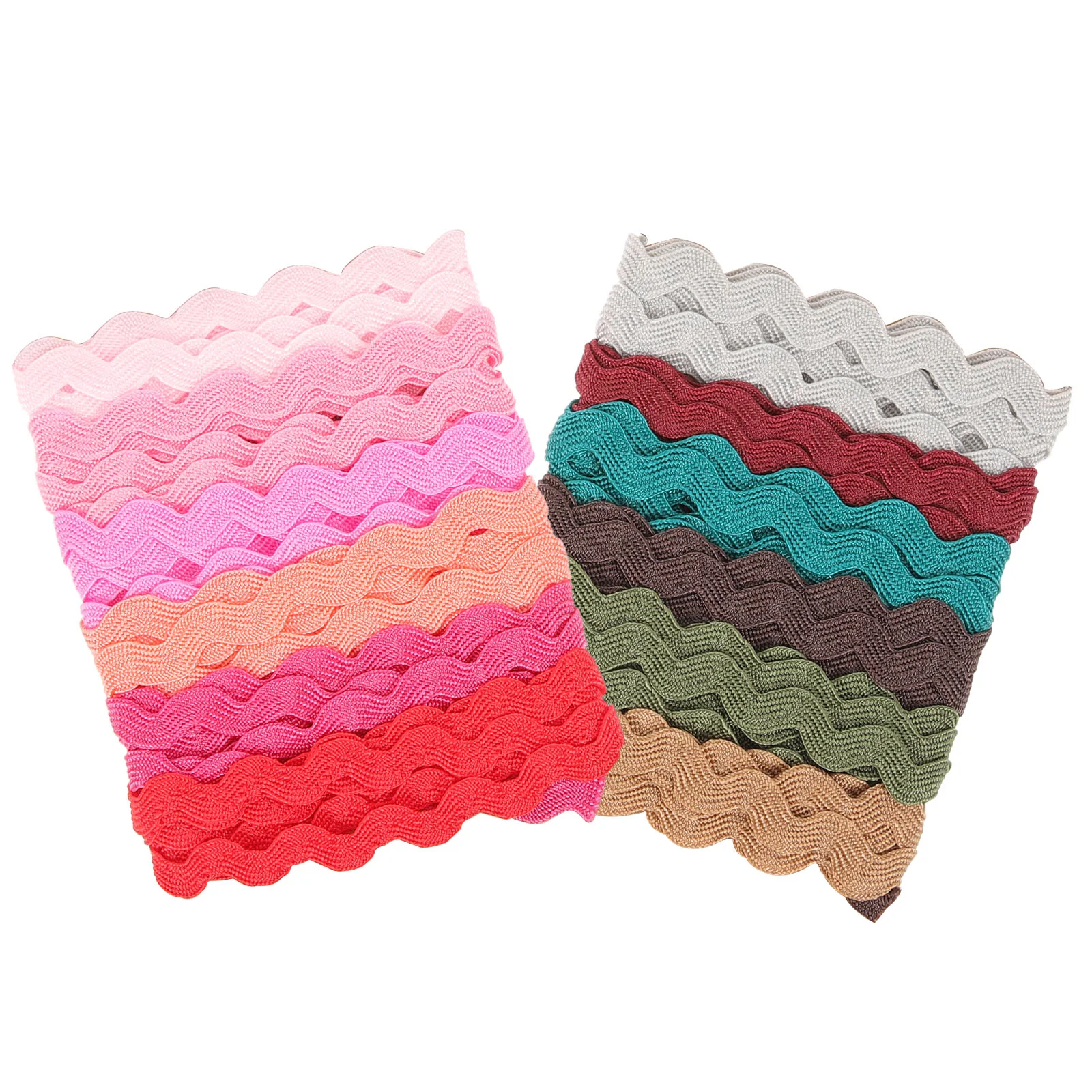 2 Rolls Wave Racing Decorations Sewing Ribbon Wrapping Wavy Multi-purpose Clothes Decor Side Webbing Clothing Accessory
2 Rolls Wave Racing Decorations Sewing Ribbon Wrapping Wavy Multi-purpose Clothes Decor Side Webbing Clothing Accessory