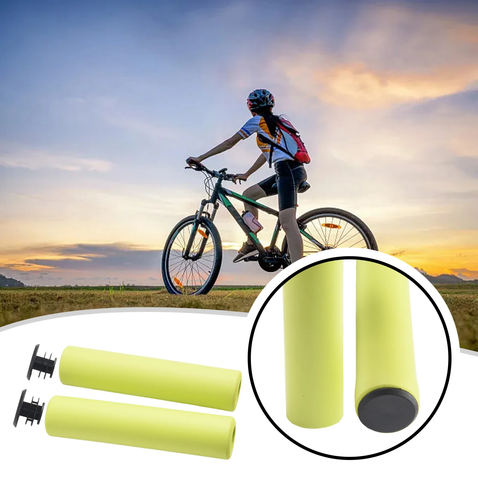 1 Pair MTB Bike Grips Handles Cuffs Silicone Handles For Bicycle Handlebar Cover Ergonomic Lock On Grips With Bar Ends
1 Pair MTB Bike Grips Handles Cuffs Silicone Handles For Bicycle Handlebar Cover Ergonomic Lock On Grips With Bar Ends