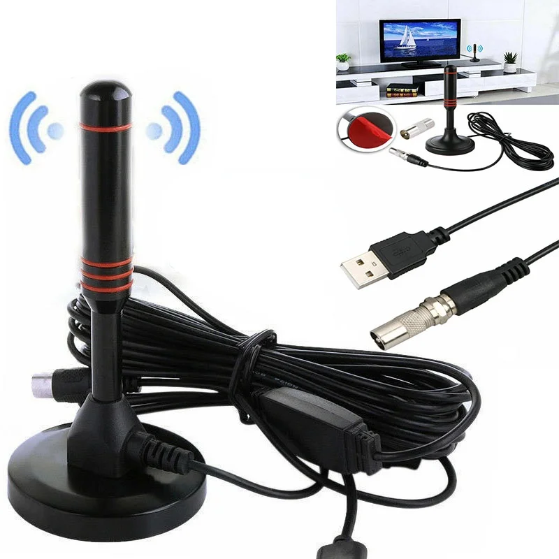 New HD 200-mile Digital Indoor Amplified TV Antenna HD TV With Amplifier VHF/UHF Quick Response Indoor And Outdoor Antenna Kit
New HD 200-mile Digital Indoor Amplified TV Antenna HD TV With Amplifier VHF/UHF Quick Response Indoor And Outdoor Antenna Kit