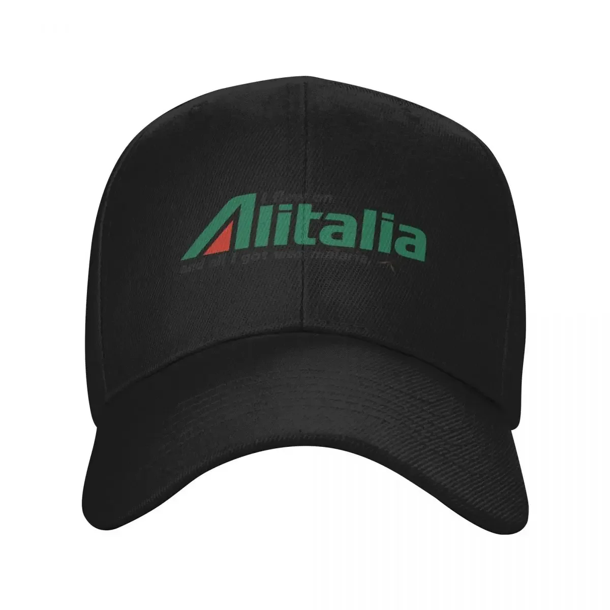 Бейсбольная кепка I Flew on Alitalia роскошная шляпа брендовая в стиле аниме женские