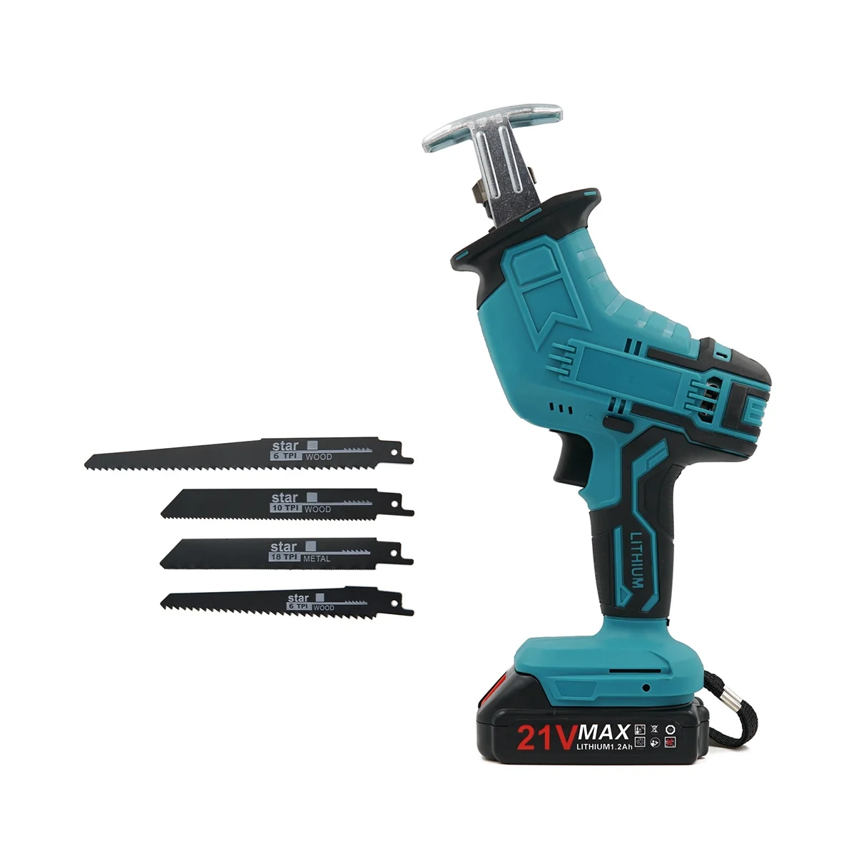 Cordless Reciprocating Saw Adjustable Speed Chainsaw Wood Metal PVC Pipe Cutting Reciprocating Saw EU Plug A
Cordless Reciprocating Saw Adjustable Speed Chainsaw Wood Metal PVC Pipe Cutting Reciprocating Saw EU Plug A