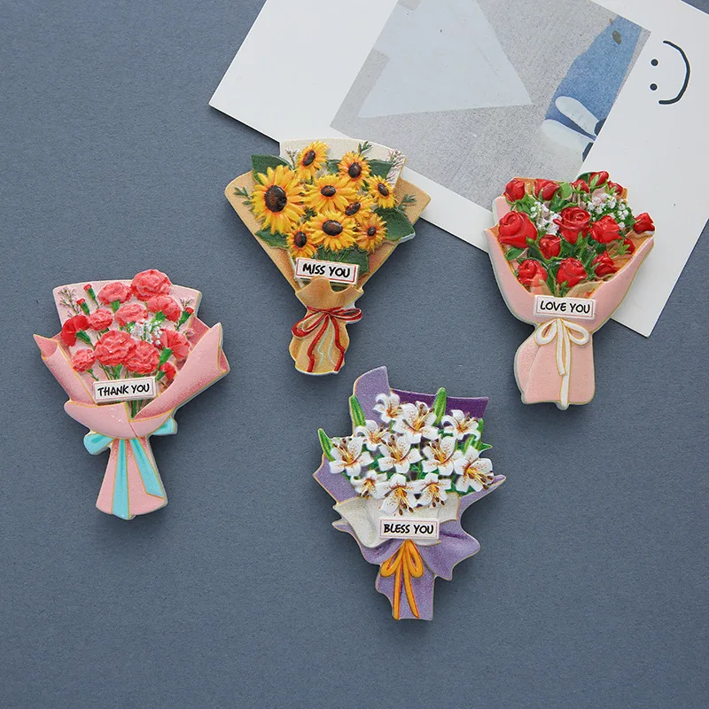 1 PC Simulation Flowers Fridge Magnets Kitchen Decor Wooden Colorful Gifts For Girls Cute Toys Refrigerator Message Stickers
1 PC Simulation Flowers Fridge Magnets Kitchen Decor Wooden Colorful Gifts For Girls Cute Toys Refrigerator Message Stickers