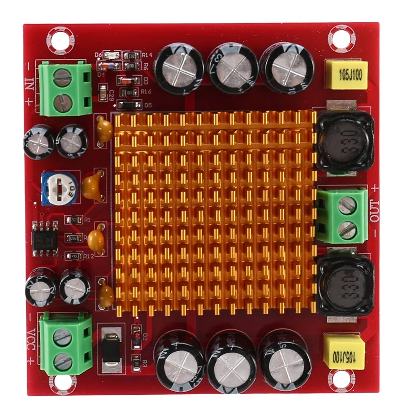 XH-M544 DC 12V 24V 150W TPA3116DA TPA3116 D2 Mono Channel Digital Power Audio Amplifier Amp Board
XH-M544 DC 12V 24V 150W TPA3116DA TPA3116 D2 Mono Channel Digital Power Audio Amplifier Amp Board