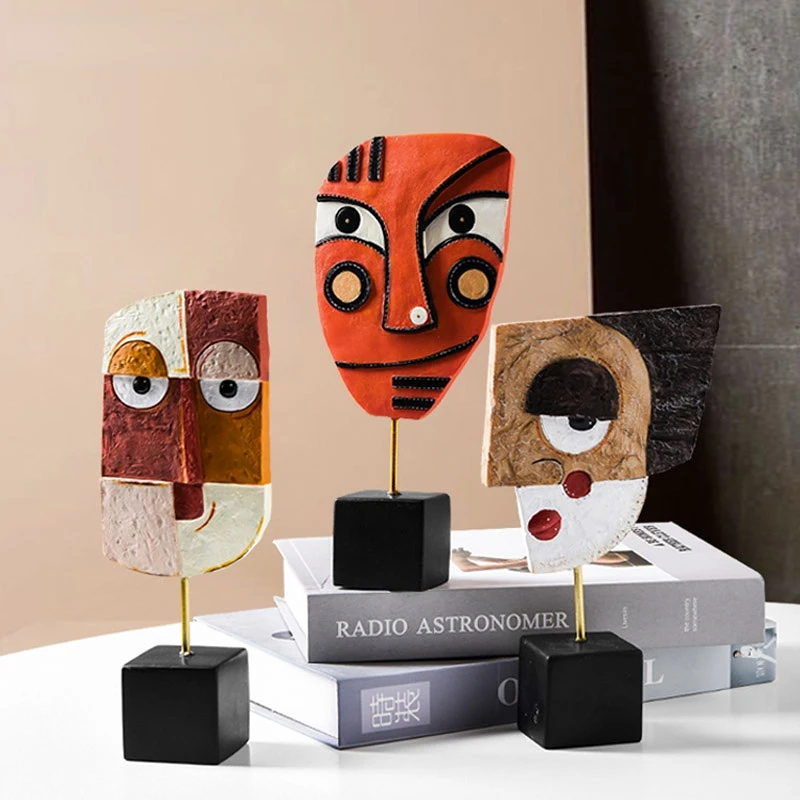 Resin Face Art Crafts Decorative Traditional Abstract Tabletop & Cabinet Figurines Creative Living Room Home Decoration Ornament
Resin Face Art Crafts Decorative Traditional Abstract Tabletop & Cabinet Figurines Creative Living Room Home Decoration Ornament