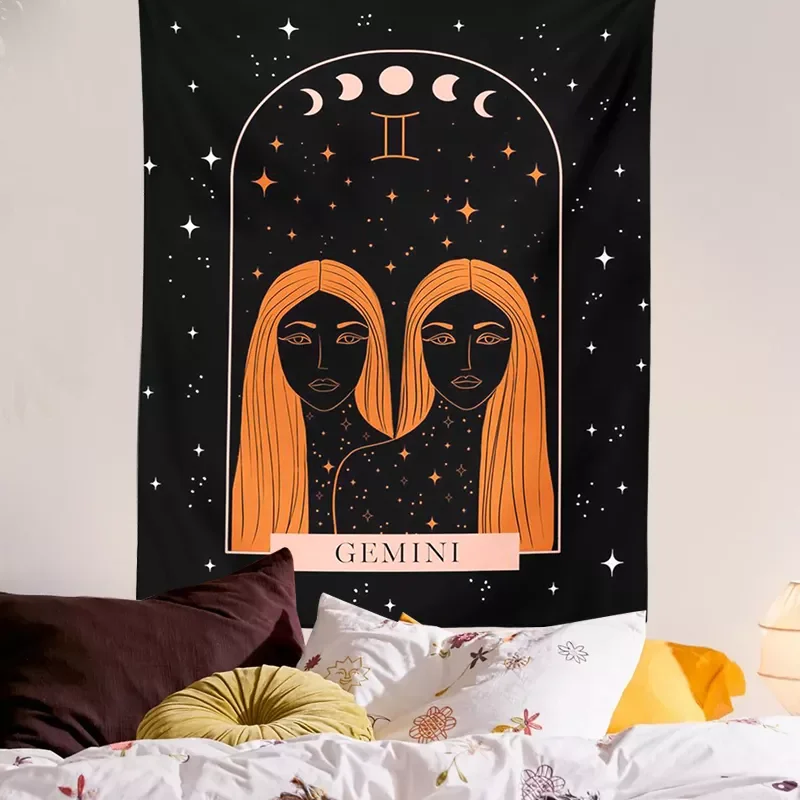 New Tarot Constellation Tapestry Wall Hanging Moon Phase Tapestry Divination Beach Mat Sun Moon Constellations black Wall Decor
New Tarot Constellation Tapestry Wall Hanging Moon Phase Tapestry Divination Beach Mat Sun Moon Constellations black Wall Decor