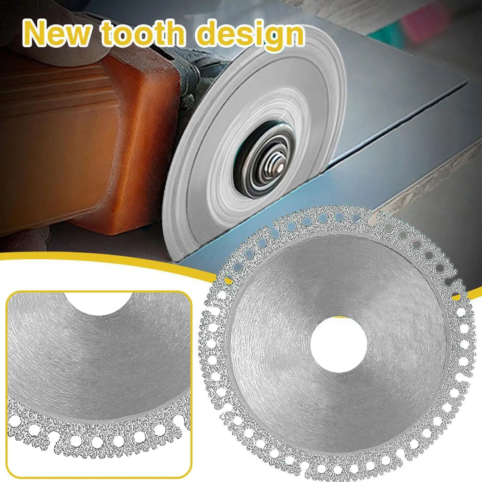 Composite Multifunctional Cutting Saw Blade 100mmUltra-thin Saw Blade Ceramic Tile Glass Cutting Disc For Angle Grinder
Composite Multifunctional Cutting Saw Blade 100mmUltra-thin Saw Blade Ceramic Tile Glass Cutting Disc For Angle Grinder