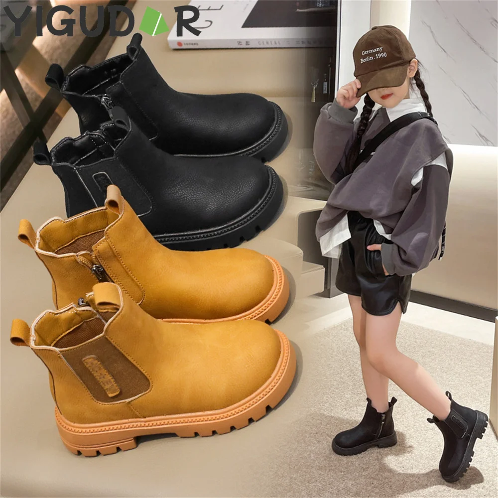 Boots for Girls Boys Toddlers Children Shoes Autumn Fashion Kids Casual Short Boot Non-slip Leather Ankle Booties Running Shoes
Boots for Girls Boys Toddlers Children Shoes Autumn Fashion Kids Casual Short Boot Non-slip Leather Ankle Booties Running Shoes