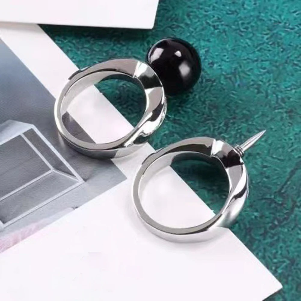 Personal Self Defense Ring Hidden Sharp Needle Women Girls Safety Outdoor Survival Titanium Steel Defence Fashion Jewelry
Personal Self Defense Ring Hidden Sharp Needle Women Girls Safety Outdoor Survival Titanium Steel Defence Fashion Jewelry