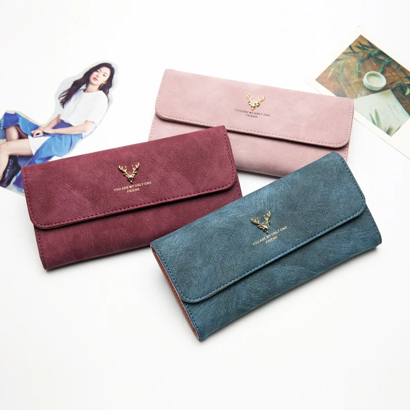 Women's Wallet Frosted Handbag Deer Horn Fashion Leather Wallet Pocket Women's Mobile Phone Wallet Card Clip Vintage Handbag
Women's Wallet Frosted Handbag Deer Horn Fashion Leather Wallet Pocket Women's Mobile Phone Wallet Card Clip Vintage Handbag