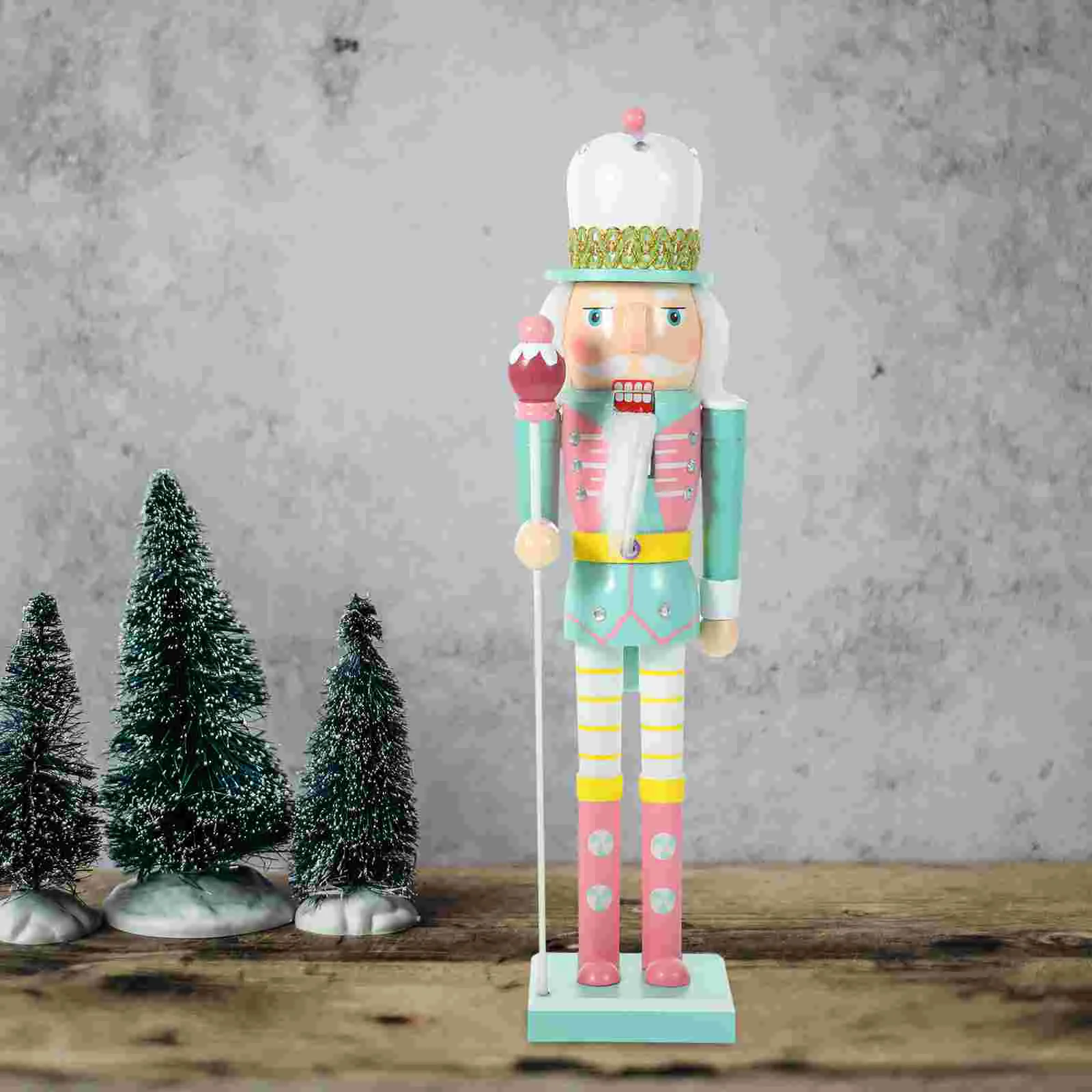 Gifts Christmas Nutcracker Wood Nutcrackers Figurine Candy 38cm Wooden Puppet Traditional Xmas Desktop
Gifts Christmas Nutcracker Wood Nutcrackers Figurine Candy 38cm Wooden Puppet Traditional Xmas Desktop