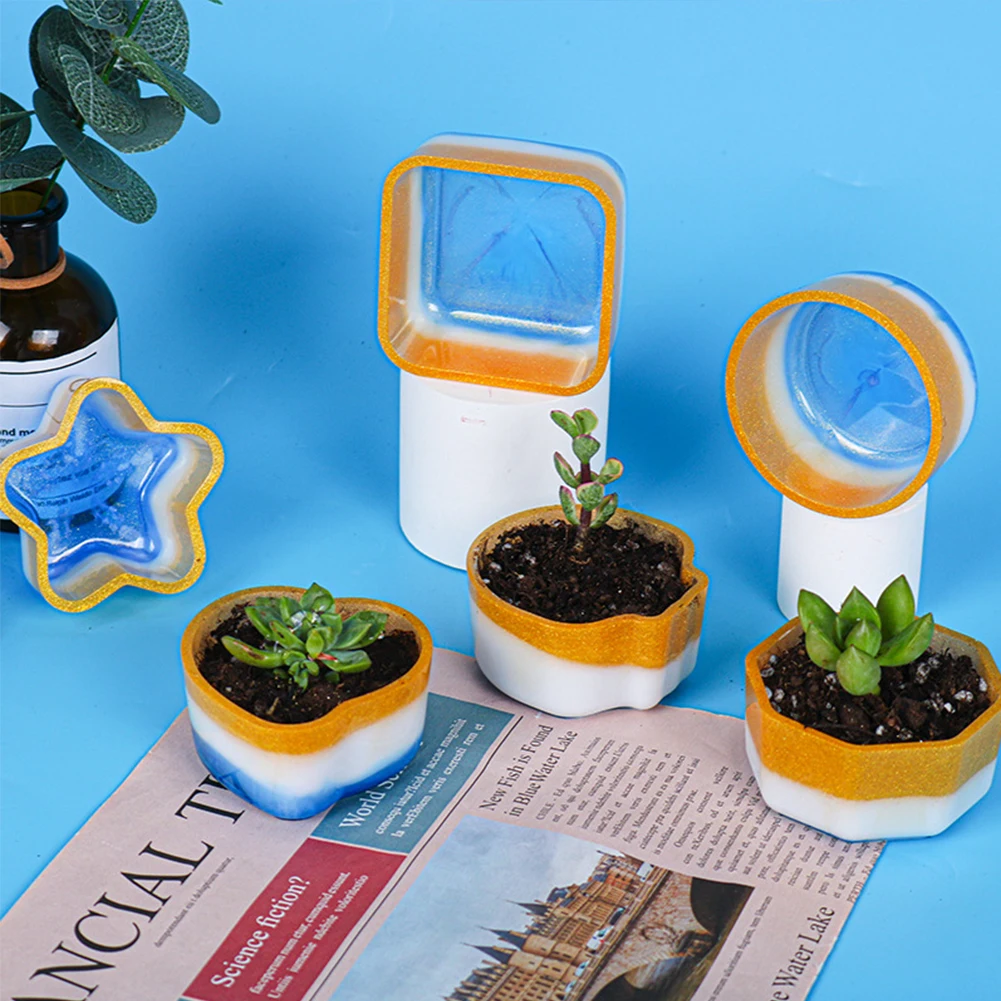 Silicone Molds For Concrete Flower Pot Cement Molds Succulent Plants Pot Mold Ceramic Planters Moulds DIY Aromatherapy Plaster
Silicone Molds For Concrete Flower Pot Cement Molds Succulent Plants Pot Mold Ceramic Planters Moulds DIY Aromatherapy Plaster