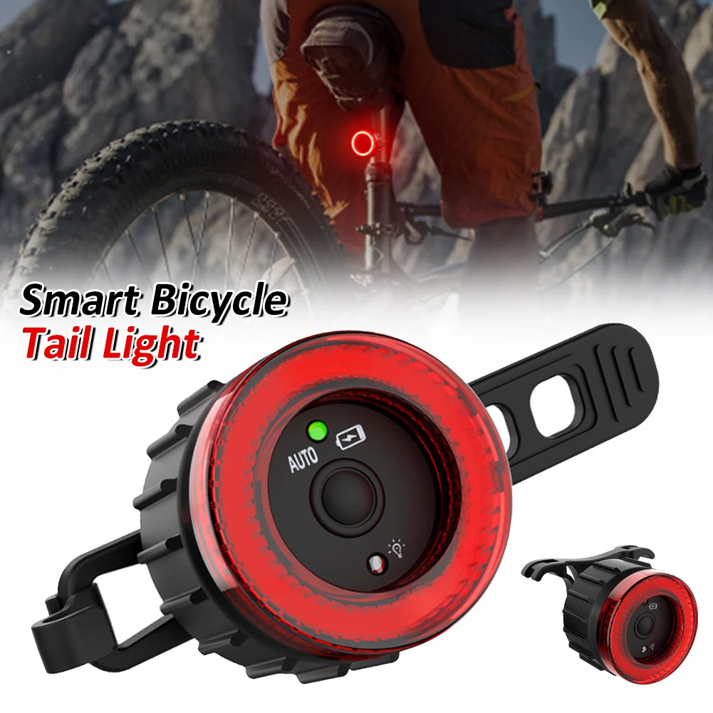Smart Sensor Brake Bicycle Tail Light High Visibility Bike Rear Lamp IPx5 Waterproof LED Charging Taillights for Night Cycling
Smart Sensor Brake Bicycle Tail Light High Visibility Bike Rear Lamp IPx5 Waterproof LED Charging Taillights for Night Cycling