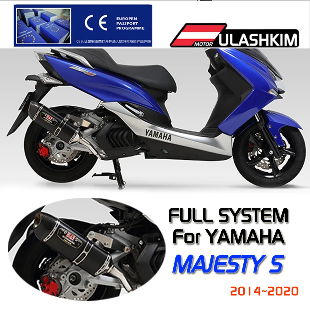 Мотоцикл Exhuast полная система для YAMAHA MAJESTY S глушитель Escapes Sliencer 2014 ~ 2020
Мотоцикл Exhuast полная система для YAMAHA MAJESTY S глушитель Escapes Sliencer 2014 ~ 2020