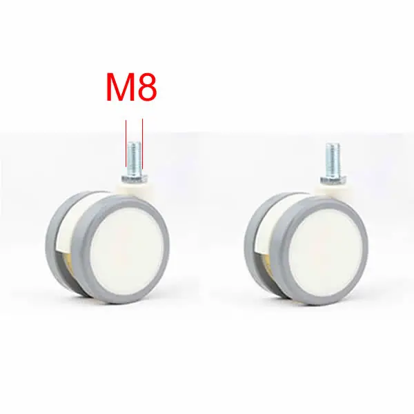 2,5-дюймовые белые медицинские ролики, полиуретановые колеса, винт M10x20, удобный для больничной тележки, мебели, подставки для цветов, бесшумная коляска
2,5-дюймовые белые медицинские ролики, полиуретановые колеса, винт M10x20, удобный для больничной тележки, мебели, подставки для цветов, бесшумная коляска