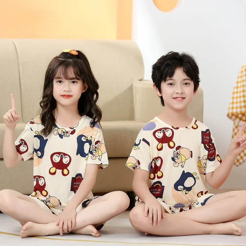 Baby Boy Girl Clothes Sets Summer Newborn Baby Girl Clothing Tops+Shorts Outfits 2pcs Children's Ice Silk Clothing Kids Pajamas
Baby Boy Girl Clothes Sets Summer Newborn Baby Girl Clothing Tops+Shorts Outfits 2pcs Children's Ice Silk Clothing Kids Pajamas
