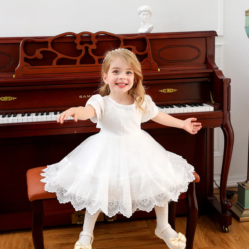 Toddler Baby Communion Dress White Young Girls Party Princess Ball Gowns Kids Clothes Outerwear Infantil 1-6 Years Birthday
Toddler Baby Communion Dress White Young Girls Party Princess Ball Gowns Kids Clothes Outerwear Infantil 1-6 Years Birthday